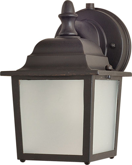 Builder Cast E26 8.5" Single Light Outdoor Wall Sconce in Empire Bronze