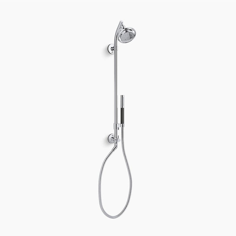 HydroRail-S Bath & Shower Column in Vibrant Brushed Nickel