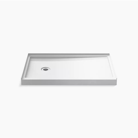 Rely 48" x 32" x 4.38" Acrylic Shower Base in White