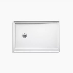 Rely 48' x 32' x 4.38' Acrylic Shower Base in White