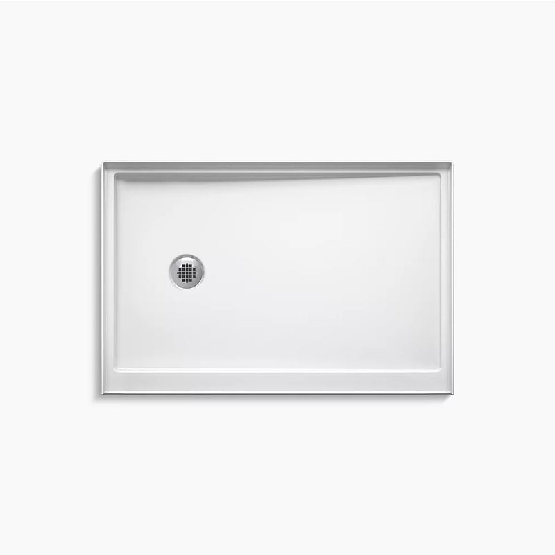 Rely 48' x 32' x 4.38' Acrylic Shower Base in White