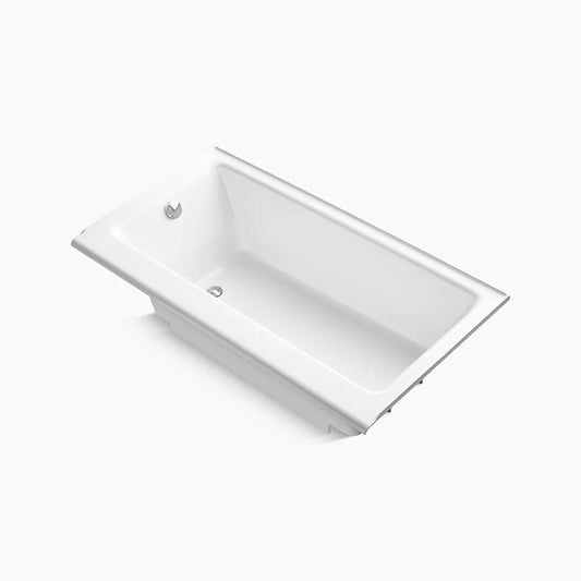 Highbridge 60" Enameled Cast Iron Alcove Bathtub in White