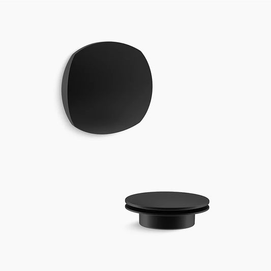 PureFlo Matte Black Bath Drain Trim