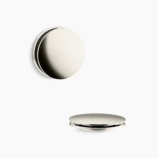 PureFlo Contemporary Vibrant 3" Polished Nickel Bath Drain Trim