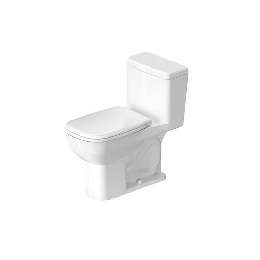 D-Code 1.28 gpf Left Hand Trip Lever One-Piece Toilet in White