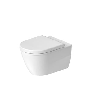 Darling New 21.25' Round 1.6 gpf & 0.8 gpf Dual-Flush Wall Mount Toilet in White