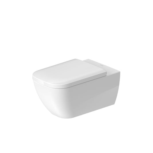 Happy D.2 Elongated 1.6 gpf & 0.8 gpf Dual-Flush Wall Mount Toilet in White
