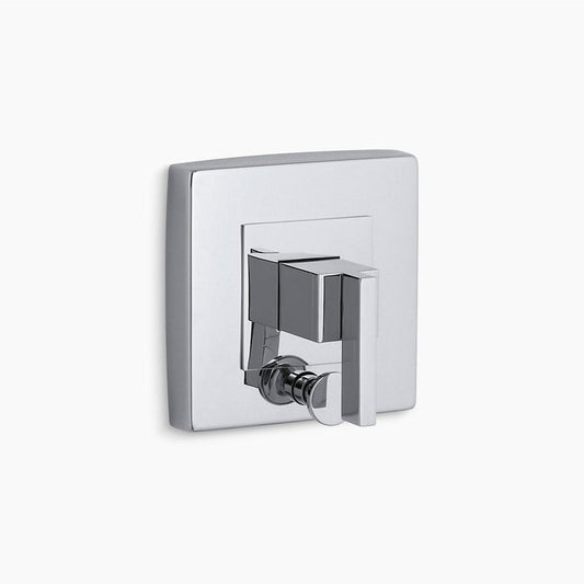 Loure Lever Handle Valve Trim in Polished Chrome