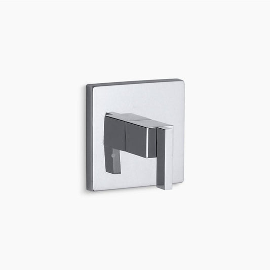 Loure Lever Handle Transfer Valve Trim in Polished Chrome