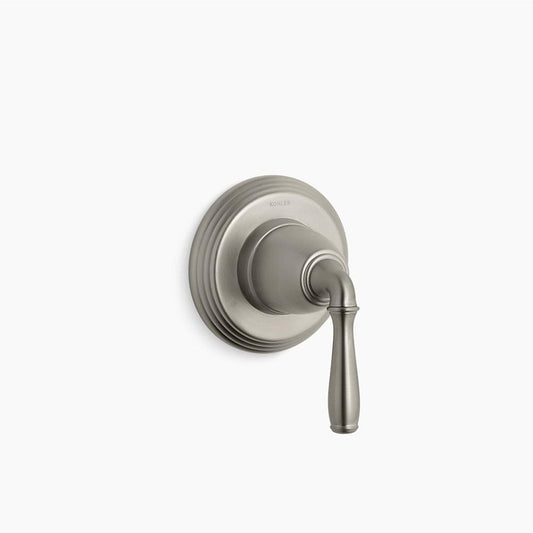 Devonshire Lever Handle Transfer Valve Trim in Vibrant Brushed Nickel