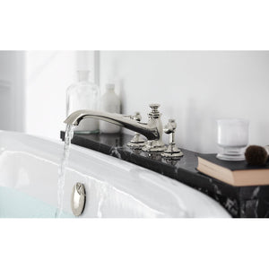 Artifacts Lever Bath Handle Trim in Vibrant Polished Nickel