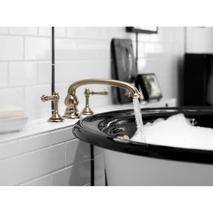 Artifacts Lever Bath Handle Trim in Vibrant Polished Nickel