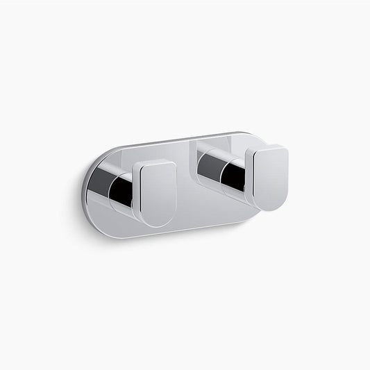 Composed 2" Robe Hook in Polished Chrome