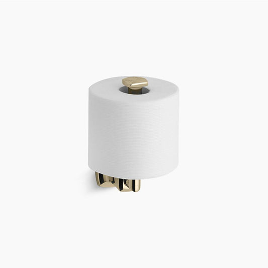 Margaux 4.5" Toilet Paper Holder in Vibrant French Gold