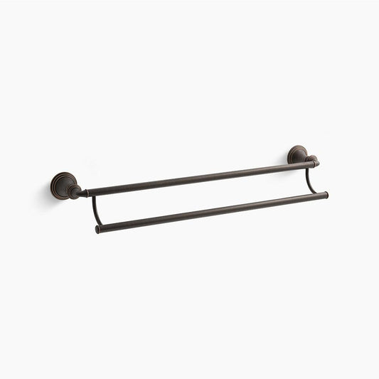 Devonshire 26.38" Double Towel Bar in Oil-Rubbed Bronze