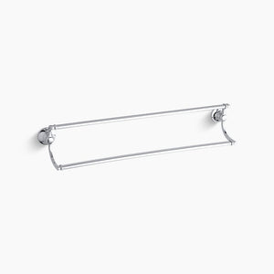 Bancroft 24' Double Towel Bar in Polished Chrome