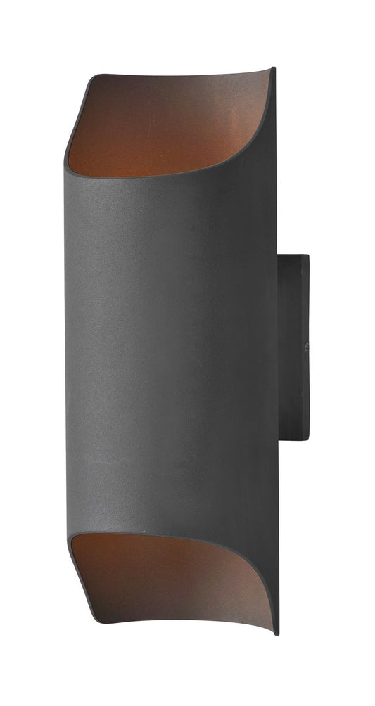 Lightray 5.75" 2 Light Outdoor Wall Sconce in Architectural Bronze