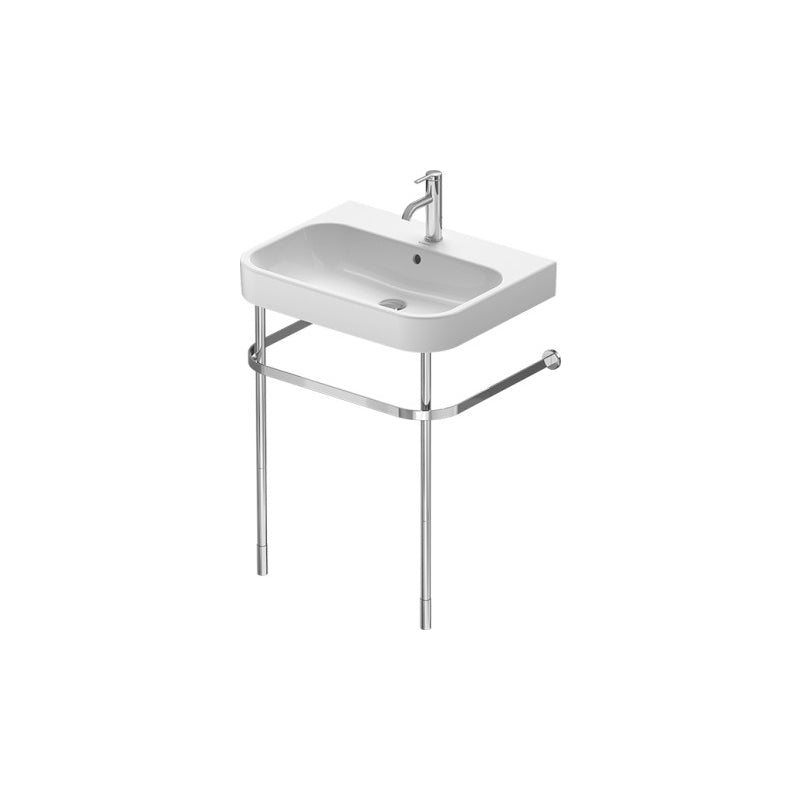 Duravit Happy D.2 17.38" x 24.75" x 29.5" Metal Console Legs in Chrome