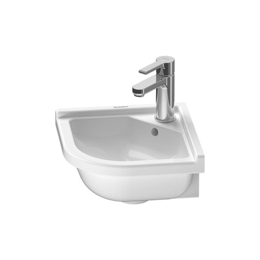 Starck 3 15" x 16.88" x 6.25" Ceramic Wall Mount Handrinse Bathroom Sink in White