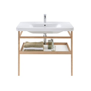 Duravit DuraStyle 18.88' x 31.5' x 6.75' Ceramic Wall Mount Bathroom Sink in White - 2320800000