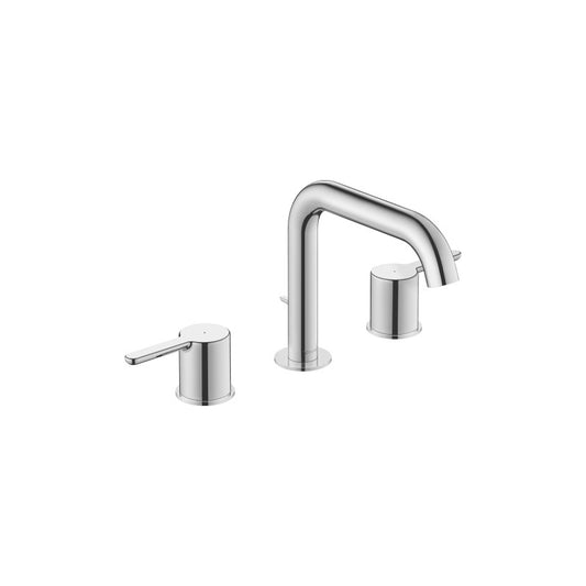 C.1 6.38" Widespread Bathroom Faucet in Chrome - Drain Included