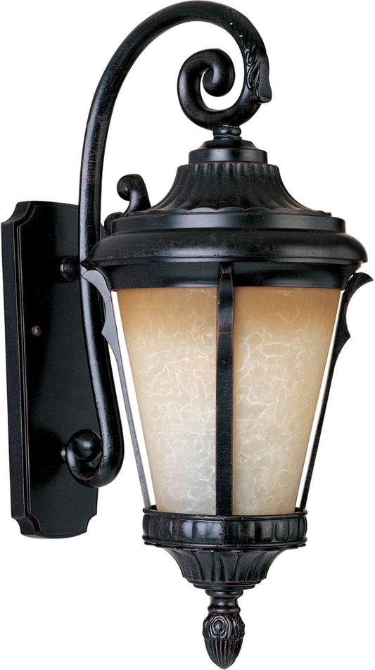 Odessa E26 9" Single Light Outdoor Wall Sconce in Espresso