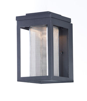 Salon 6' x 10' Single Light Outdoor Wall Sconce in Black