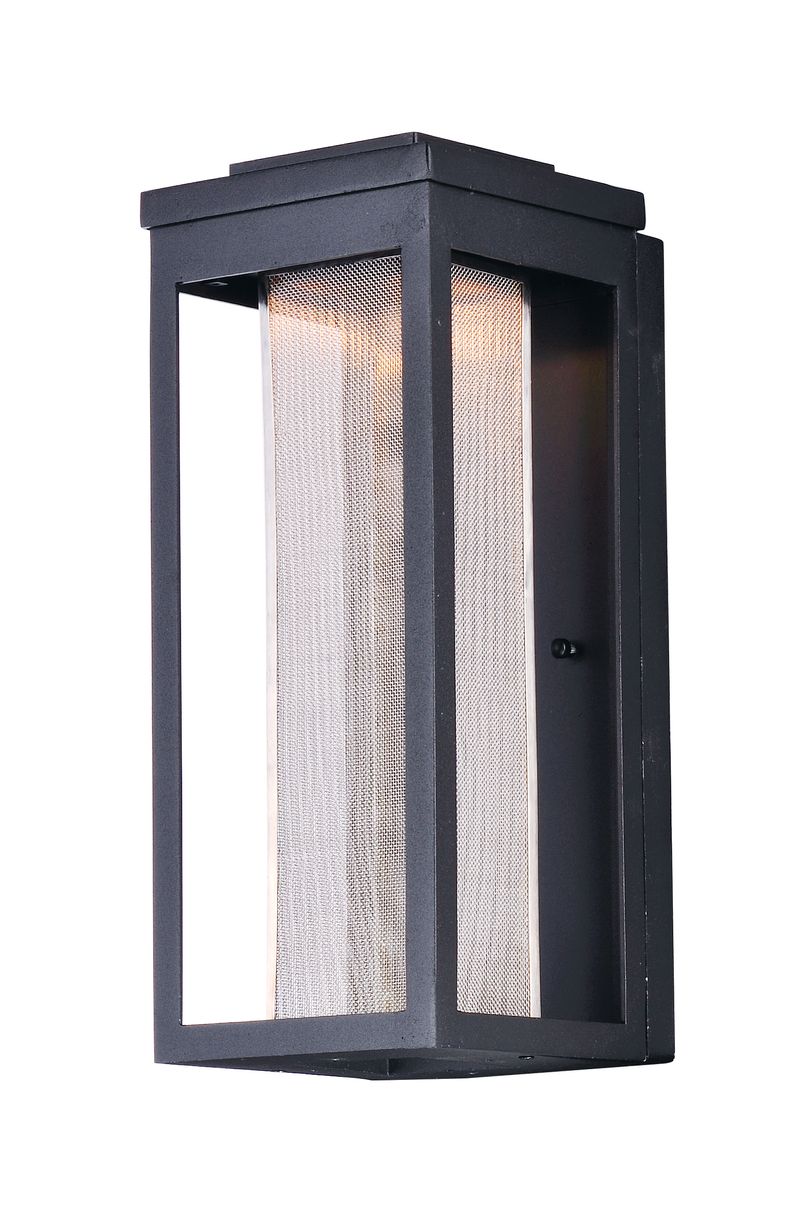 Salon 6' x 15' Single Light Outdoor Wall Sconce in Black