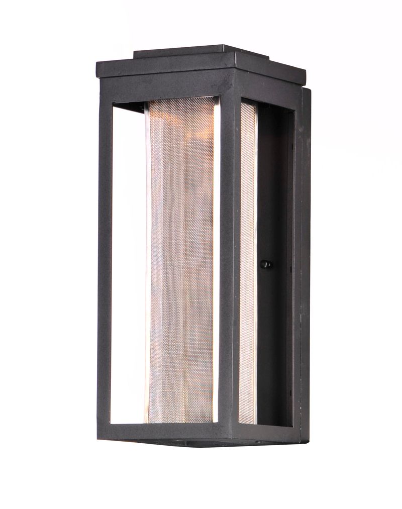 Salon 6' x 15' Single Light Outdoor Wall Sconce in Black