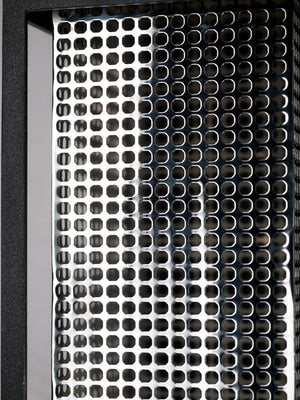 Townhouse 7' Single Light Outdoor Wall Sconce in Galaxy Black and Stainless Steel