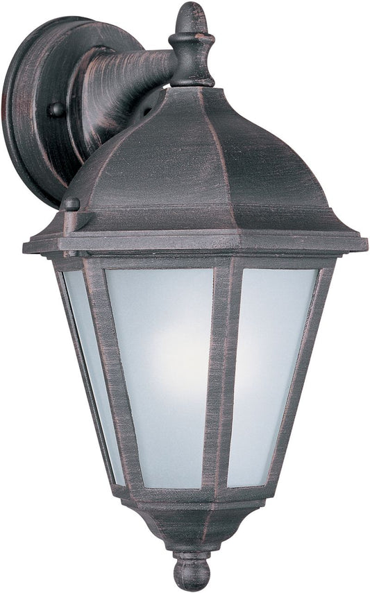 Westlake E26 8" Single Light Hanging Outdoor Wall Sconce in Rust Patina