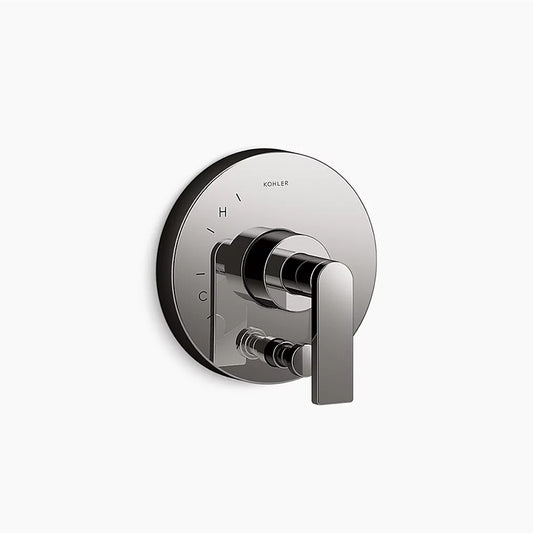 Composed Single Lever Handle Valve Trim in Vibrant Titanium