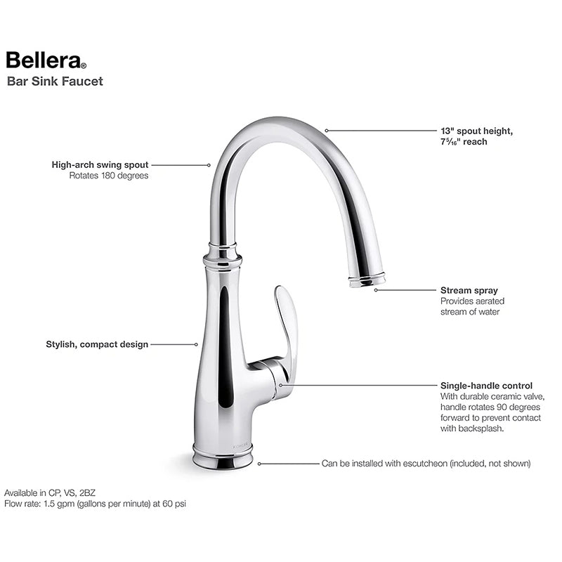 Bellera Bar Kitchen Faucet in Oil-Rubbed Bronze