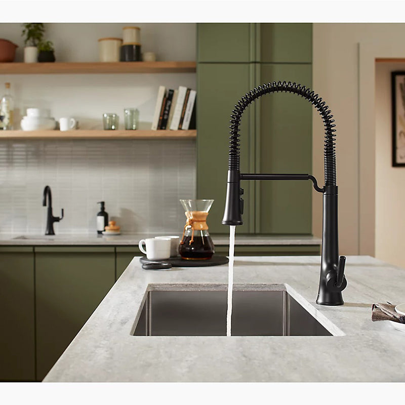 Tone Pre-Rinse Kitchen Faucet in Matte Black