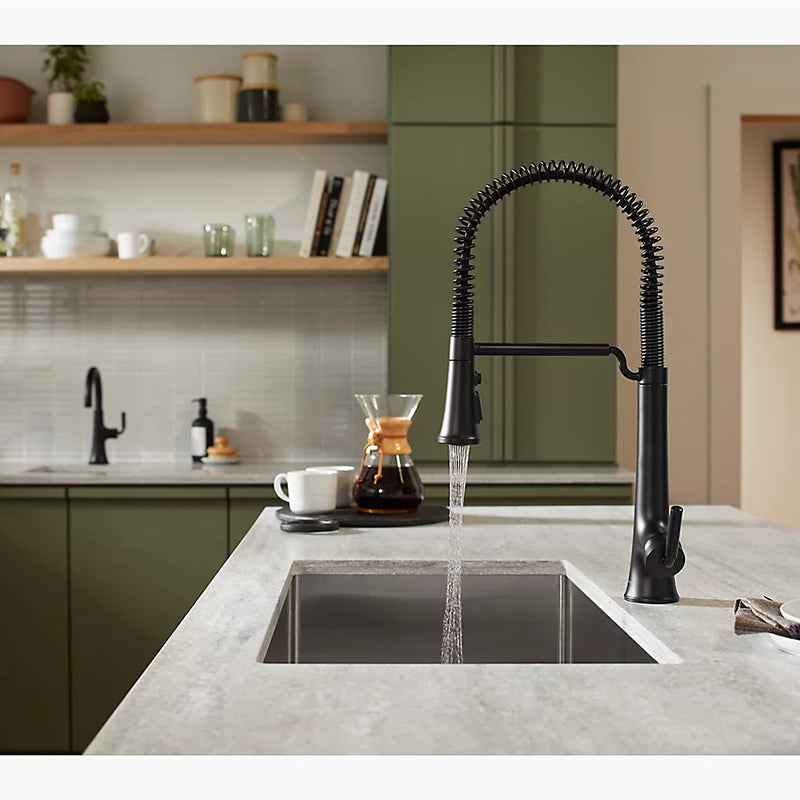 Tone Pre-Rinse Kitchen Faucet in Matte Black
