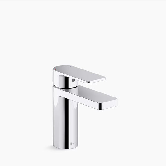 Parallel Single-Handle Bathroom Faucet in Polished Chrome