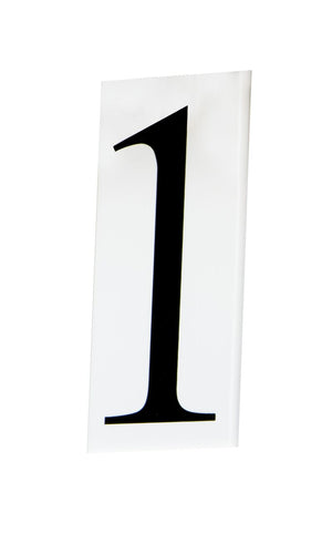 Address 5' Number 1 Tile in White