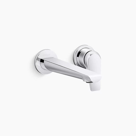 Avid Wall-Mount Single-Handle Bathroom Faucet in Polished Chrome