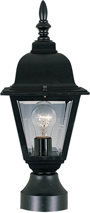 Builder Cast 16' Single Light Outdoor Post Mount in Black