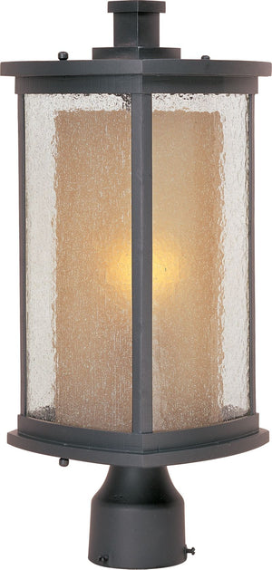 Bungalow 18' Single Light Outdoor Post Mount in Bronze