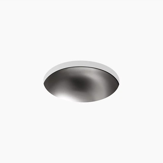 Bolero 13.63" x 13.63" x 5.88" Stainless Steel Dual-Mount Bathroom Sink