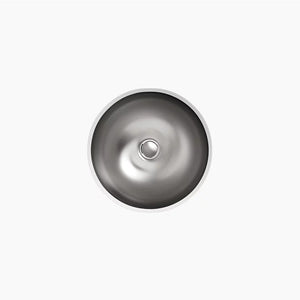 Bolero 13.63' x 13.63' x 5.88' Stainless Steel Dual-Mount Bathroom Sink