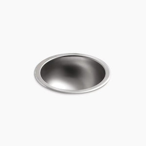 Bolero 13.63' x 13.63' x 5.88' Stainless Steel Dual-Mount Bathroom Sink