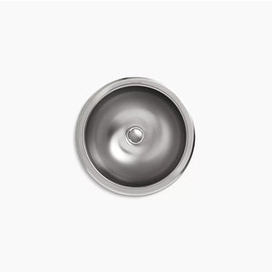 Bolero 13.63' x 13.63' x 5.88' Stainless Steel Dual-Mount Bathroom Sink
