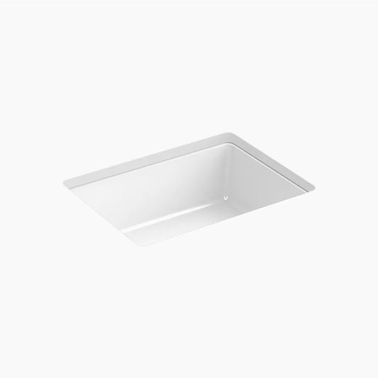 Verticyl 13.38" x 17.13" x 7.19" Vitreous China Undermount Bathroom Sink in White