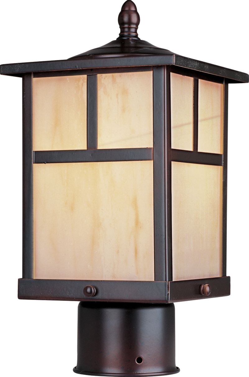 Coldwater 12' Single Light Outdoor Pole/Post Mount in Burnished