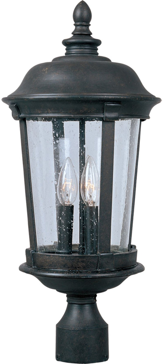 Dover DC 25.5" 3 Light Outdoor Post Mount in Bronze