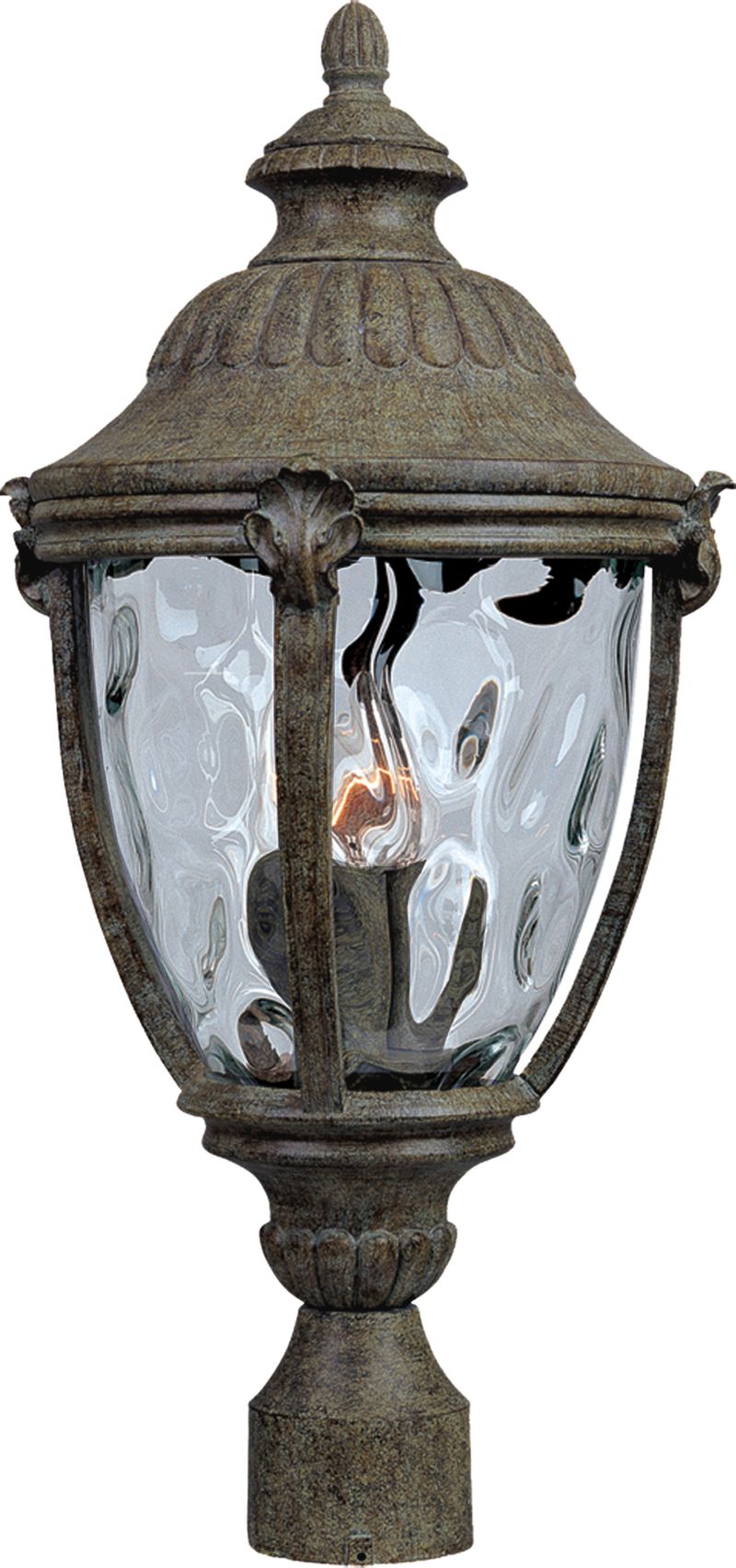 Morrow Bay DC 24' 3 Light Outdoor Post Mount in Earth Tone