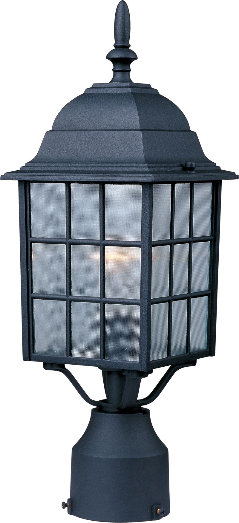 North Church 17' Single Light Outdoor Post Mount in Black