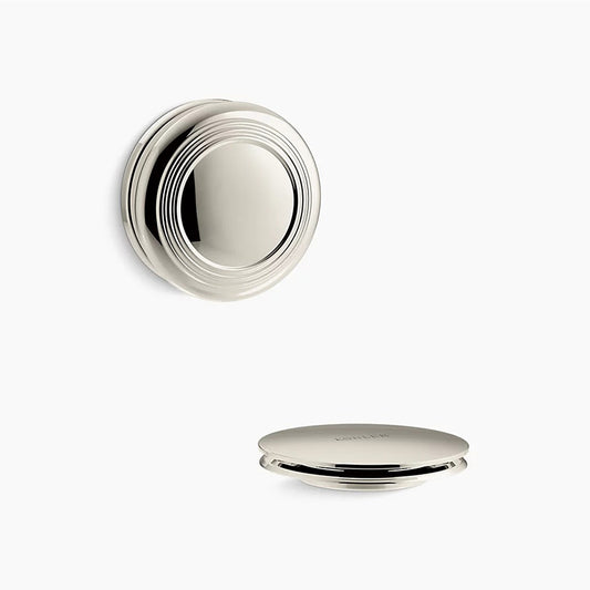 PureFlo Traditional 2.81" Vibrant Polished Nickel Bath Drain Trim